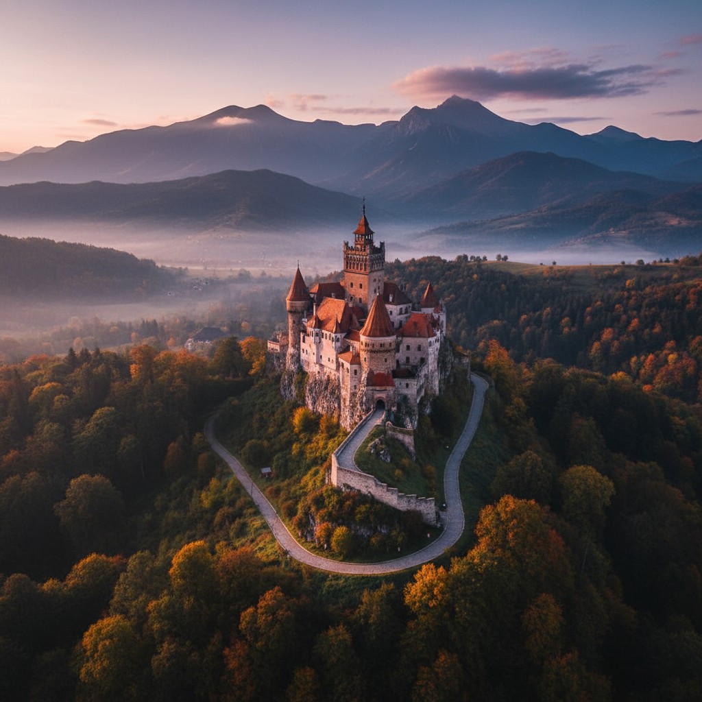 Turkish Bran Kalesi, Romanya'da ünlü bir kaledir. Eski kökenine rağmen hala bir turist cazibesidir. Bunyi ve atmosferi old...
