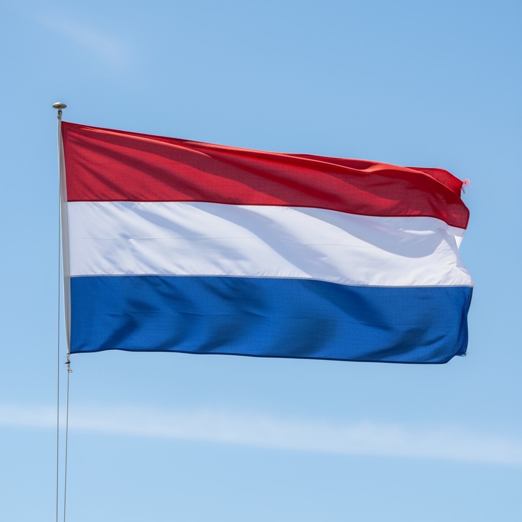 Nederland bayrağı.