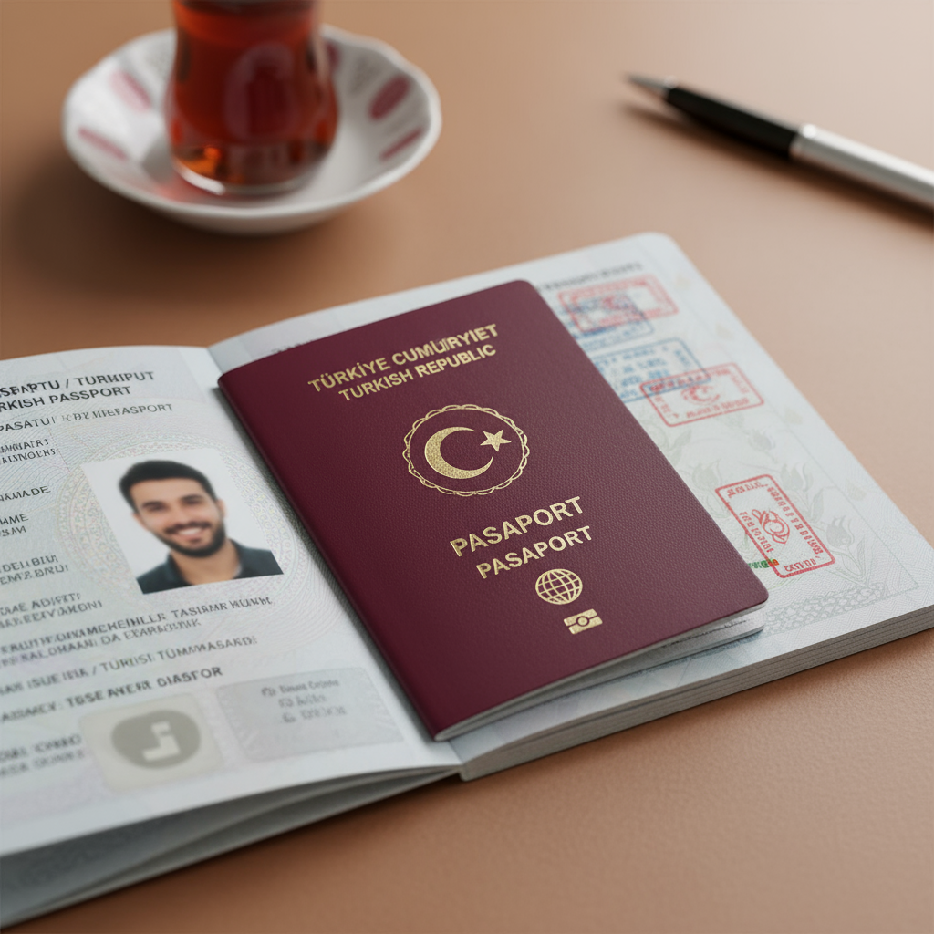 Türk pasaportu görseli